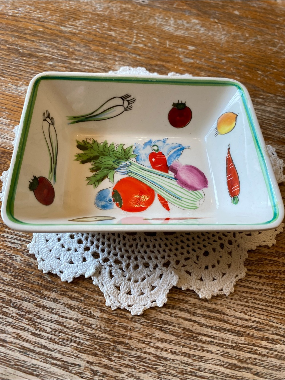 Vintage ESD, small,Hand-Painted Dish , made in Japan.